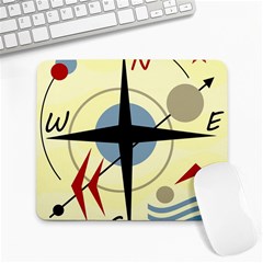 Compass 3 Large Mousepads by Valentinaart