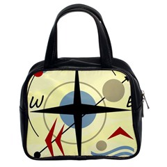 Compass 3 Classic Handbags (2 Sides) by Valentinaart