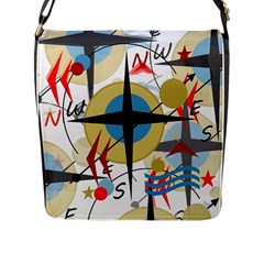 Compass 4 Flap Messenger Bag (l)  by Valentinaart