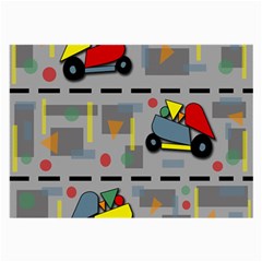 Toy Cars Large Glasses Cloth (2-side)