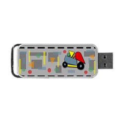 Toy Cars Portable Usb Flash (one Side) by Valentinaart