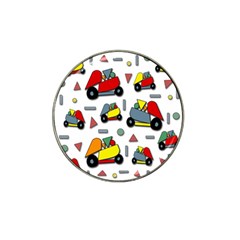 Toy Cars Pattern Hat Clip Ball Marker by Valentinaart