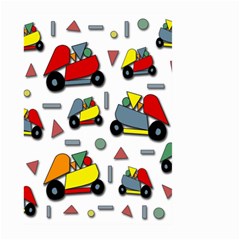 Toy Cars Pattern Large Garden Flag (two Sides) by Valentinaart