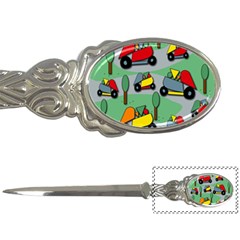 Toy Car Pattern Letter Openers by Valentinaart