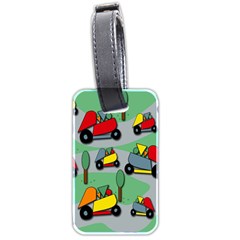 Toy Car Pattern Luggage Tags (two Sides) by Valentinaart