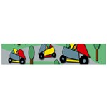 Toy car pattern Flano Scarf (Small) Front