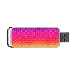 Rainbow Rings Portable Usb Flash (two Sides) by PhotoThisxyz