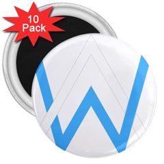 Alan Walker  Logo 3  Magnets (10 Pack)  by bhazkaragriz