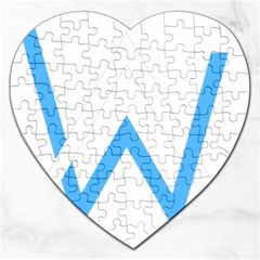 Alan Walker  Logo Jigsaw Puzzle (heart) by bhazkaragriz