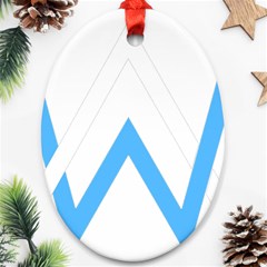 Alan Walker  Logo Oval Ornament (two Sides) by bhazkaragriz