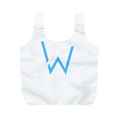 Alan Walker  Logo Full Print Recycle Bags (m)  by bhazkaragriz