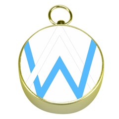 Alan Walker  Logo Gold Compasses by bhazkaragriz