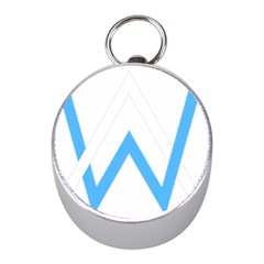 Alan Walker  Logo Mini Silver Compasses by bhazkaragriz