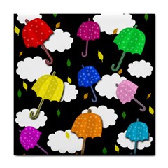 Umbrellas 2 Tile Coasters by Valentinaart