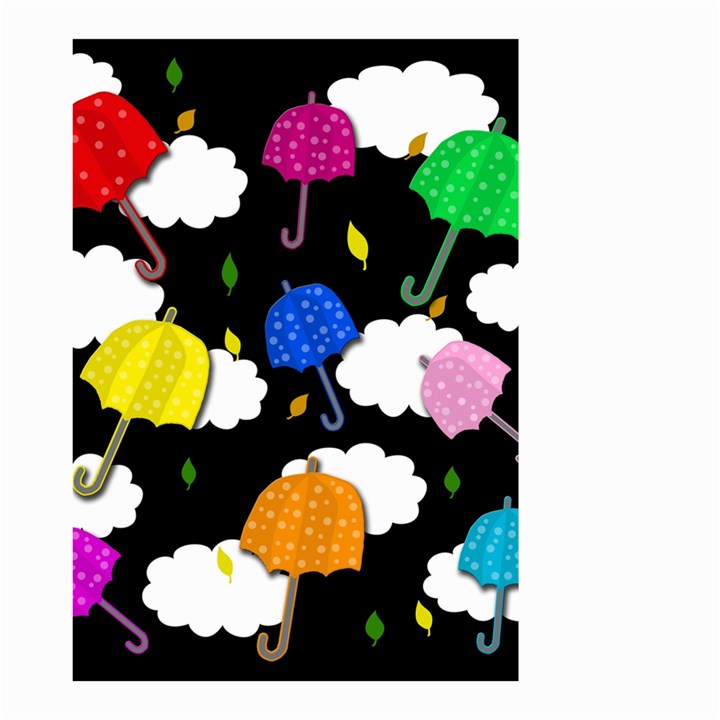 Umbrellas 2 Small Garden Flag (Two Sides)