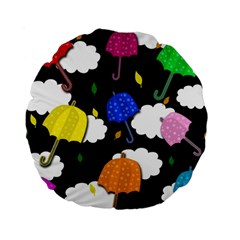 Umbrellas 2 Standard 15  Premium Round Cushions by Valentinaart