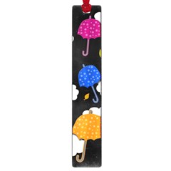 Umbrellas 2 Large Book Marks by Valentinaart