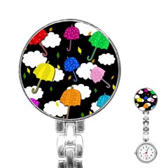 Umbrellas 2 Stainless Steel Nurses Watch by Valentinaart