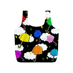 Umbrellas 2 Full Print Recycle Bags (s)  by Valentinaart