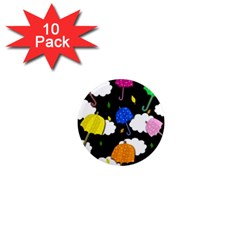 Umbrellas 2 1  Mini Magnet (10 Pack)  by Valentinaart