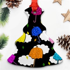 Umbrellas 2 Ornament (christmas Tree) by Valentinaart