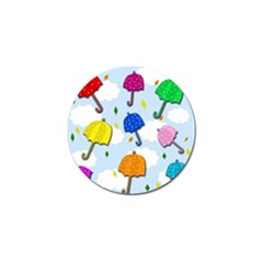 Umbrellas  Golf Ball Marker (4 Pack) by Valentinaart