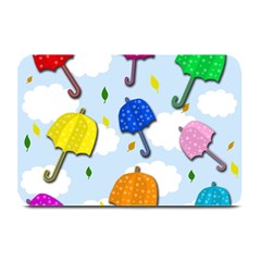 Umbrellas  Plate Mats by Valentinaart