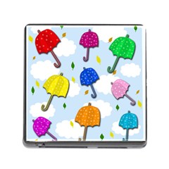 Umbrellas  Memory Card Reader (square) by Valentinaart