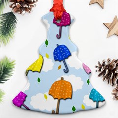 Umbrellas  Ornament (christmas Tree) by Valentinaart