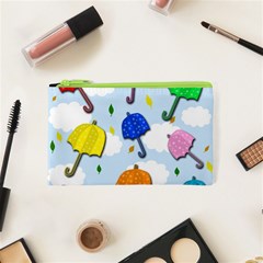 Umbrellas  Cosmetic Bag (xs) by Valentinaart