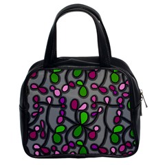 Floral Pattern Classic Handbags (2 Sides)