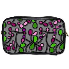 Floral Pattern Toiletries Bags by Valentinaart