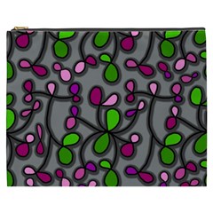 Floral Pattern Cosmetic Bag (xxxl)  by Valentinaart