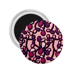 Pink And Purple Pattern 2 25  Magnets by Valentinaart