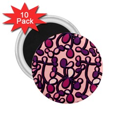 Pink And Purple Pattern 2 25  Magnets (10 Pack)  by Valentinaart