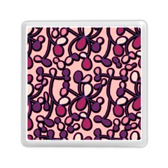 Pink And Purple Pattern Memory Card Reader (square)  by Valentinaart