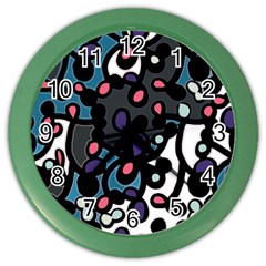 Elegant pattern Color Wall Clocks