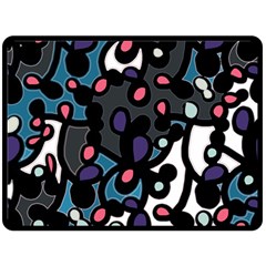 Elegant pattern Double Sided Fleece Blanket (Large) 