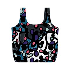 Elegant Pattern Full Print Recycle Bags (m)  by Valentinaart