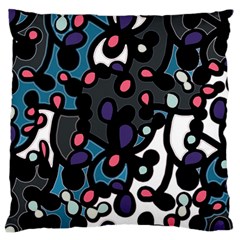 Elegant pattern Large Flano Cushion Case (Two Sides)