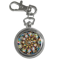 Marbled Spheres Spiral Key Chain Watches by WolfepawFractals