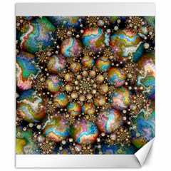 Marbled Spheres Spiral Canvas 20  X 24   by WolfepawFractals