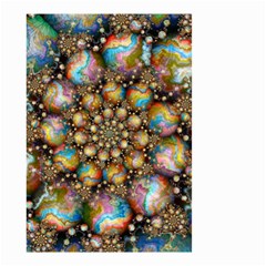 Marbled Spheres Spiral Small Garden Flag (two Sides) by WolfepawFractals