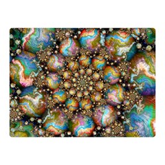 Marbled Spheres Spiral Double Sided Flano Blanket (mini)  by WolfepawFractals