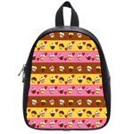 Cupcakes pattern School Bags (Small)  Front