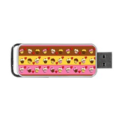 Cupcakes Pattern Portable Usb Flash (one Side) by Valentinaart