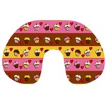 Cupcakes pattern Travel Neck Pillows Front