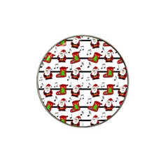 Xmas Song Pattern Hat Clip Ball Marker (10 Pack) by Valentinaart