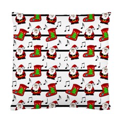 Xmas Song Pattern Standard Cushion Case (two Sides) by Valentinaart