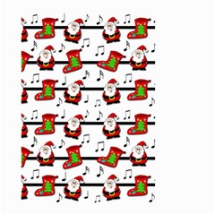 Xmas Song Pattern Small Garden Flag (two Sides) by Valentinaart